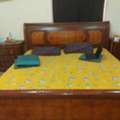 SAR 600,  Wooden Furniture -  600 SAR Price - King Size Bed And Dressing Table