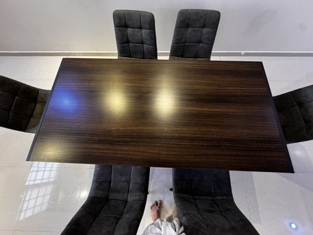 Riyadh, Furniture, SAR 1200,  Dining Table With 6 Chairs (homebox)