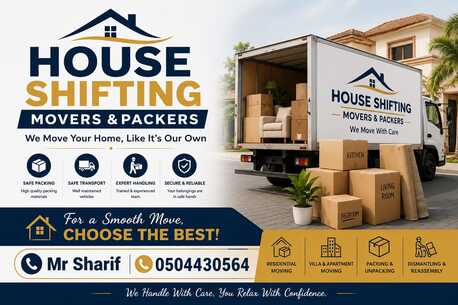 Khobar, Labor/Moving, 🏠 HOUSE SHIFTING MOVERS & PACKERS♧🚚 Moving To A New Home? Let Us Make ✅Safe☆0504430564