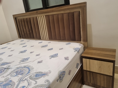 Riyadh, Furniture, SAR 1750,  Bedroom Set (Kingsize Bed Wit 9 Inches Mattress,6 Doors Wardrobe, Dressing Table)