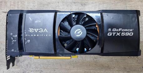 Riyadh, Computers, SAR 150,  NVIDIA GeForce GTX 590 Is A Dual-GPU Graphics Card 1.5+1.5 GB