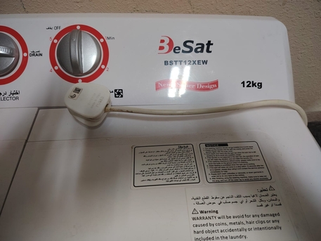 Jubail, Appliances, SAR 500,  12 KG SEMI AUTOMATIC WASHING MECHINE FOR SALE