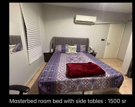 Riyadh, Furniture, SAR 800,  Double Bed Sets In Excellent Condition With Wardrobe