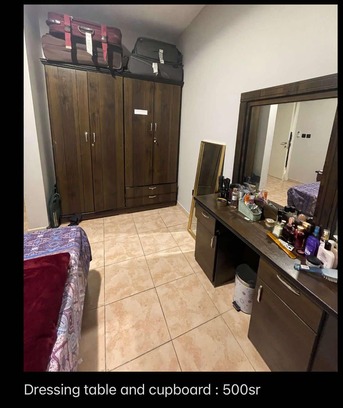 Riyadh, Furniture, SAR 800,  Double Bed Sets In Excellent Condition With Wardrobe