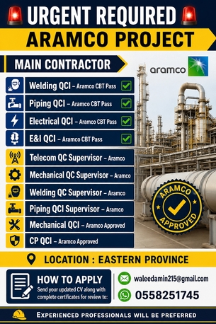 Jubail, Jobs, URGENT