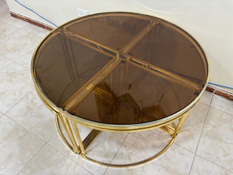 Jubail, Furniture, SAR 300,  Round Glass Center Table