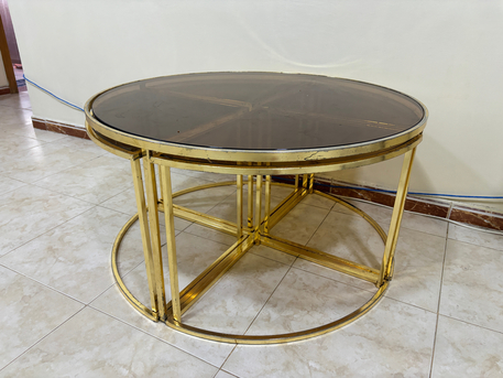 Jubail, Furniture, SAR 300,  Round Glass Center Table