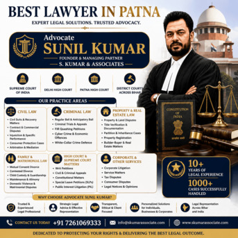 Mumbai, Legal, Best Criminal Lawyer In Patna | Advocate Sunil Kumar &ndash; Trusted Criminal Defence Lawyer