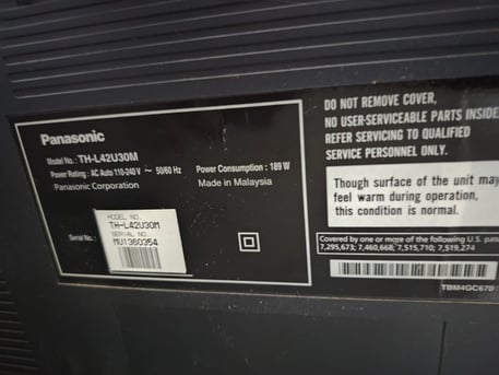 Jubail, Appliances, SAR 500,  42" Panasonic LED For Sale