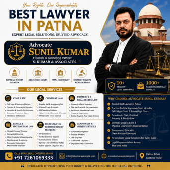 Mumbai, Legal, Best Property Case Lawyer In Patna | Advocate Sunil Kumar &ndash; Expert For All Legal Matters