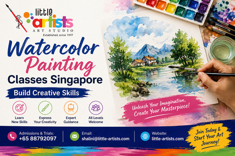 Singapore, Creative, Watercolor Painting Classes Singapore | Build Creative Skills