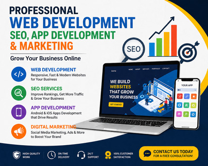 Manama, Web Design & Development, Professional Web Development, SEO & App Development Services