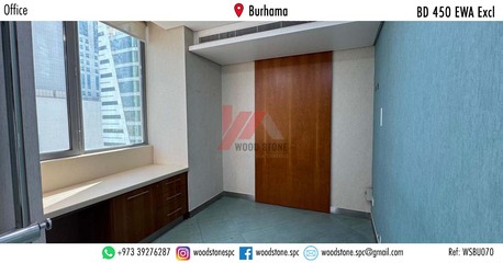 Burhama, Offices, BHD 450,  161 Sq. Meter,  Semi-Furnished Office, Burhama - BD 450 Excl WSBU070