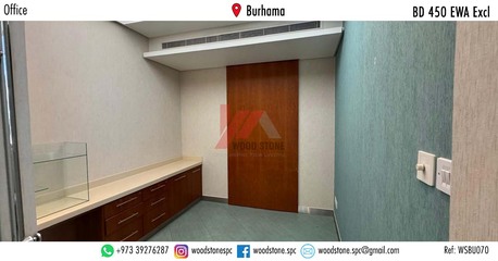 Burhama, Offices, BHD 450,  161 Sq. Meter,  Semi-Furnished Office, Burhama - BD 450 Excl WSBU070
