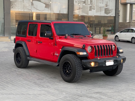 Manama, Vehicles, Cars & Trucks , BHD 9350,  Jeep Wrangler Sport,  2020,  Automatic,  87800 KM,    (Red)