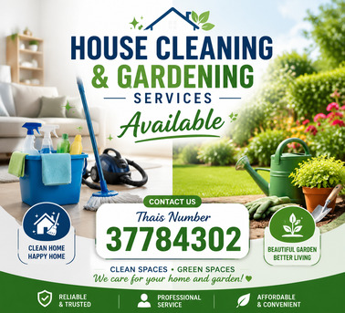 Hamala, Cleaning, House Cleaning Services Available