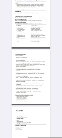 Hara, Job Seekers, Electrical Design Engineer