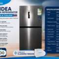 SAR 1600,  Midea Refrigerator 20.4 Cu. Ft. – Made In Thailand 🇹🇭