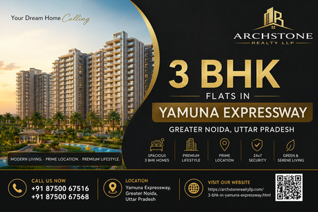 Greater Noida, Real Estate, 3 BHK Flats In Yamuna Expressway | Archstone Realty LLP