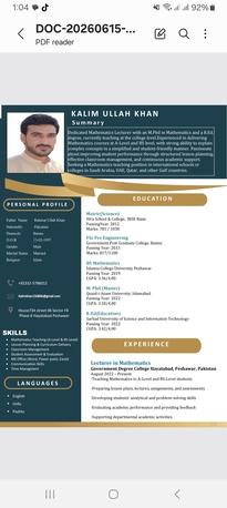 Riyadh, Job Seekers, Mathematics Teacher