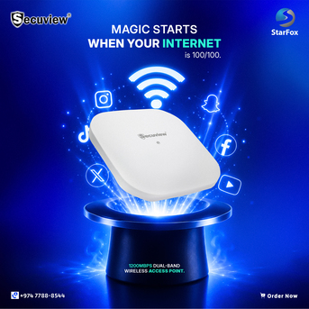 Doha, Electronics, QAR 270,  Secuview 1200Mbps Dual-Band Wireless Access Point.