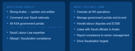 Riyadh, Jobs, HR Services Supervisor &mdash; Government Relations & Compliance - Expat (Indians Preferred)