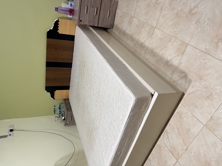 Riyadh, Furniture, SAR 425,  Double Bed Set And Matress