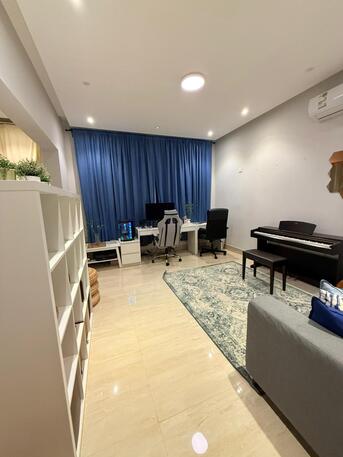 Riyadh, Apartments, Flats, Houses & Villas, SAR 96000/year,  Furnished,  2 BR,  127 Sq. Meter,  Ground Floor 2BR + Office Apartment With Private Entrance & Parking - At Taawun Exit 7