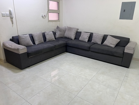 Al Rakah Al Shamaliyah, Household Items, SAR 450,  7 Seat Corner Sofa And Ikea Poang Chair