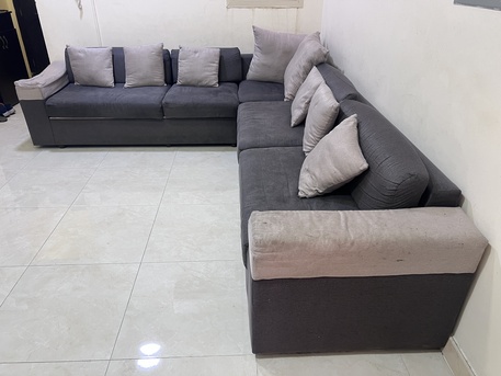 Al Rakah Al Shamaliyah, Household Items, SAR 450,  7 Seat Corner Sofa And Ikea Poang Chair