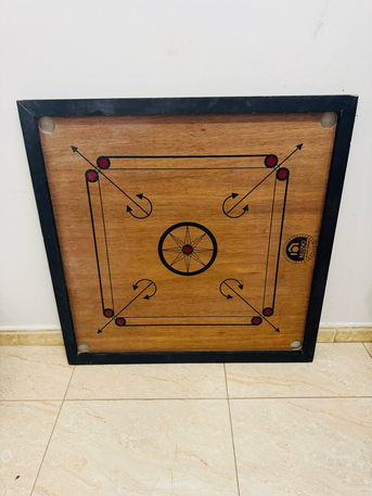 Al Rakah Al Shamaliyah, Toys & Games, SAR 100,  WOODEN CARROM BOARD With Coins FOR URGENT SALE