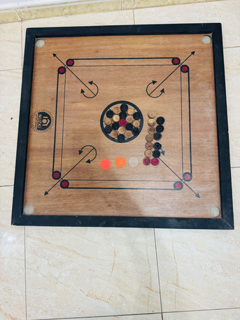 Al Rakah Al Shamaliyah, Toys & Games, SAR 100,  WOODEN CARROM BOARD With Coins FOR URGENT SALE