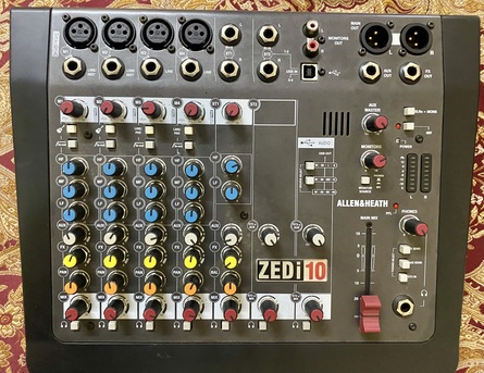 Riyadh, Home Audio, SAR 650,  Allen & Heath ZEDi-10  Compact, Hybrid Analog Mixer And 4x4 USB Audio Interface.l