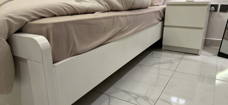 Jeddah, Furniture, SAR 600,  Bed With Side Tables - Ikea