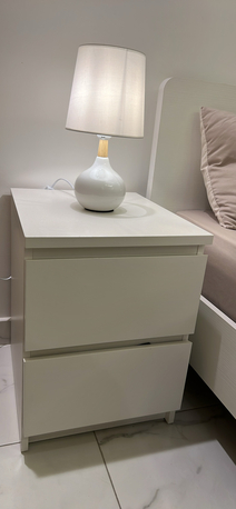 Jeddah, Furniture, SAR 600,  Bed With Side Tables - Ikea