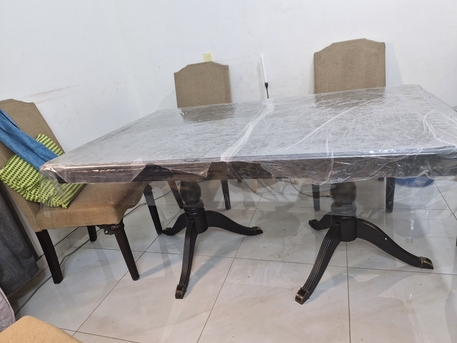 Jeddah, Furniture, SAR 600,  6-Seater Solid Wooden Dining Table