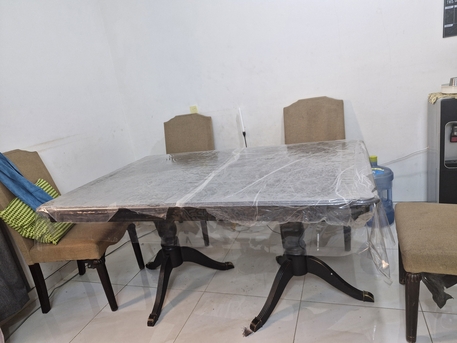 Jeddah, Furniture, SAR 600,  6-Seater Solid Wooden Dining Table