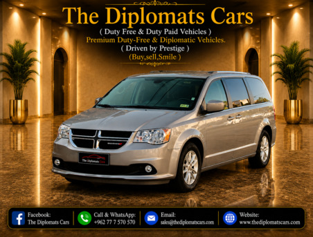 Amman, Vehicles, Cars & Trucks , JOD 7000,  Dodge Grand Caravan SXT,  2018,  Automatic,  66243 KM,     Diplomatic