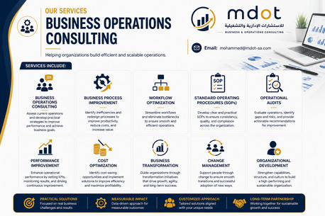 Jeddah, Business Partners, Business & Operations Consulting | Improve Your Business Performance