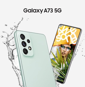 Olaya, Mobile Phones, SAR 1000,  Samsung A73 Mobile-5G. 128GB, 5000mAH,  108MP, 6.7-inch,  Same As New With 3 Covers