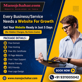 New Delhi, Web Design & Development, Manoj Chahar &ndash; Professional Website Designer In Delhi