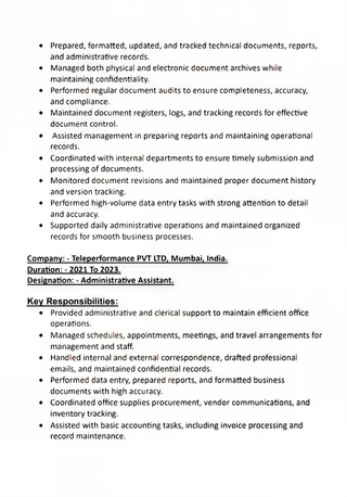 Dammam, Job Seekers, DOCUMENT CONTROLLER & ADMIN