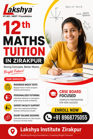 Chandigarh, Education, 12th Maths Tuition In Zirakpur &ndash; Score 95%+ In Boards