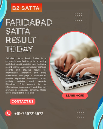 Faridabad, Legal, Faridabad Satta Result Today &ndash; Informational Results & Historical Record Updates