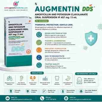 New York, Health & Beauty Items, USD 7,  Augmentin DDS Suspension | Amoxicillin + Clavulanic Acid | Onlinegenericmedicine