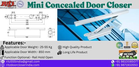Mumbai, Heavy Equipment, Mini Concealed Door Closer