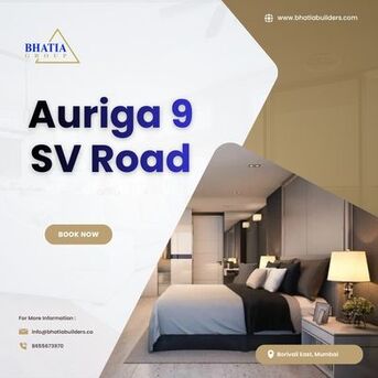 Mumbai, Real Estate For Sale, Auriga 9 SV Road | Modern Luxury Residences | Bhaita Builders