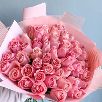 New York, Farm & Garden, USD 120,  Affordable Pink Flowers Bouquet Delivery In USA For Birthdays | Fresh Floral Gifts Deliver
