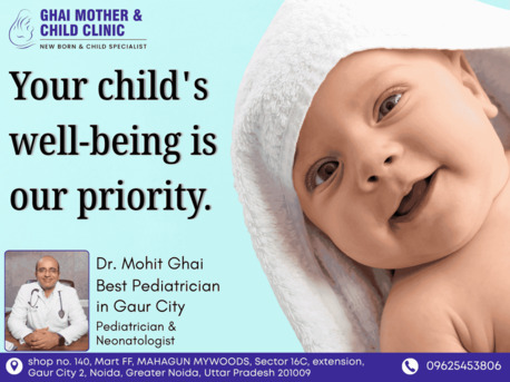 Greater Noida, Health & Beauty Items, Best Pediatrician In Gaur City | Expert Child Care By Dr Mohit Ghai