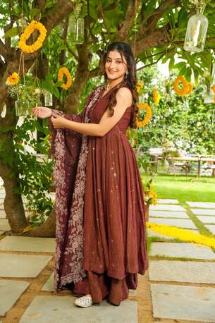 Jaipur, Clothing & Accessories, INR 8000,  Buy Idaho Gaurika Shimmer Crushed Tissue Suit Set